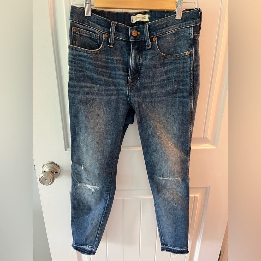 Madewell 9in high rise skinny jeans